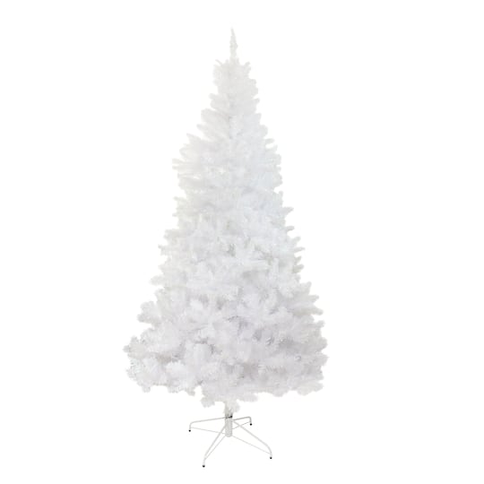 7.5Ft Unlit Full White Glimmer Iridescent Spruce Artificial Christmas Tree By Northlight | 7.5 ft | Michaels®